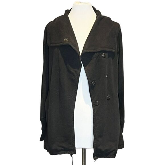 Lululemon women’s Gratitude Wrap French Terry Double Breasted Snap Front Jacket - Picture 8 of 10